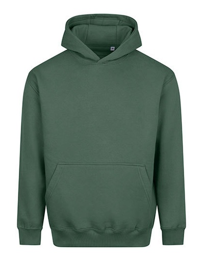 Bluza Z Kapturem Mieszanka Bawelny Poliestru JH111 - Moss Green