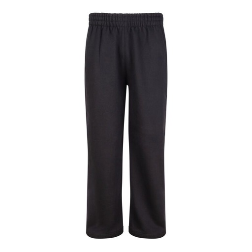 Spodnie Oversize Prosta Nogawka Bawełniane Szczotkowane JH128 - Deep Black