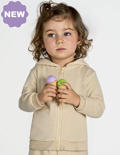 Bluza z kapturem Dziecieca French Terry JHK326 - Grey Melange