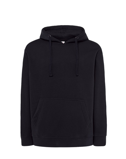 Bluza Z Kapturem Bawełniana Poliestrowa JHK420N - Navy