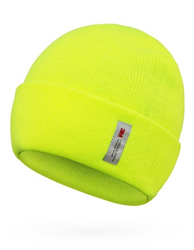 Czapka Dzianinowa z Wywinieciem Izolacja Thinsulate KX180 - Yellow