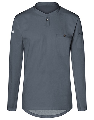 Koszulka polo z długim rękawem KY159 - Anthracite