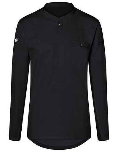 Koszulka polo z długim rękawem KY159 - Black