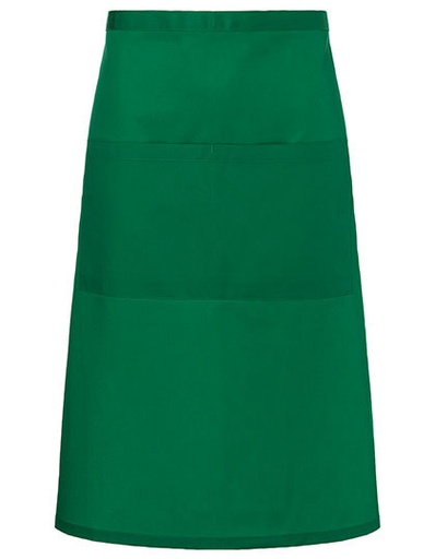 Fartuch Bistro Bardzo Duzy Tkanina Diagonalna KY161 - Forest Green