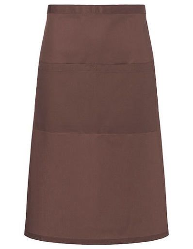 Fartuch Bistro Bardzo Duzy Tkanina Diagonalna KY161 - Light Brown (ca. Pantone 438C)