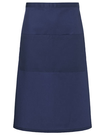Fartuch Bistro Bardzo Duży Tkanina Diagonalna KY161 - Navy