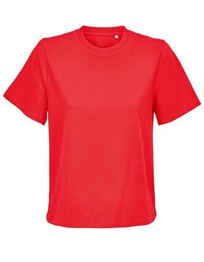 Koszulka Klasyczna Organiczna Bawelna L04776 - Bright Red