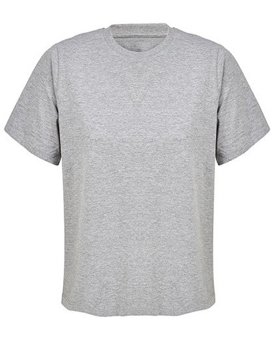 Koszulka bawełniana z okrągłym dekoltem L04776 - Grey Melange