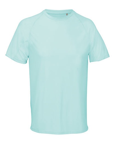 Koszulka Męska Raglanowa Oddychająca L04787 - Arctic Blue