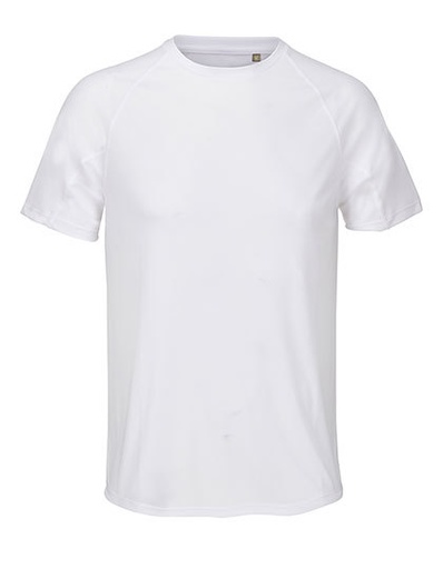 Koszulka Meska Raglanowa Oddychajaca L04787 - White