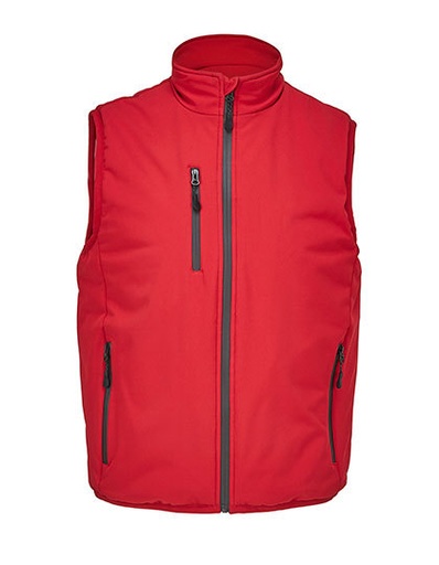 Kamizelka Softshell Wiatroszczelna Wodoodporna L04809 - Pepper Red