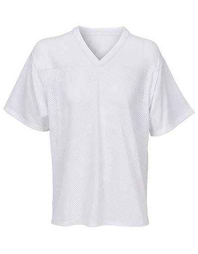 Koszulka Oversize Siatka Poliestrowa Sportowa L04812 - White