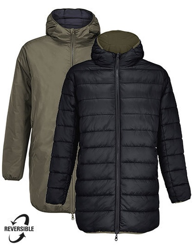 Kurtka dwustronna pikowana L04815 - Army&Black