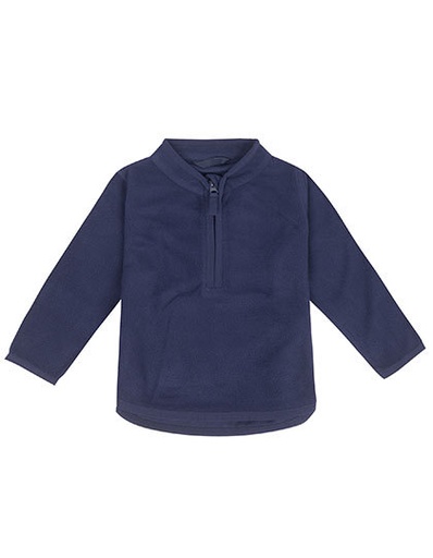 Bluza Unisex Mikropolar z Krótkim Zamkiem LW031 - Navy