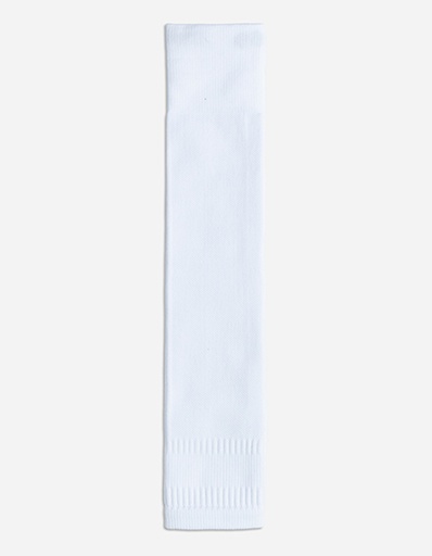 Skarpetki Długie Sportowe Prążkowane MRS5011 - White & White