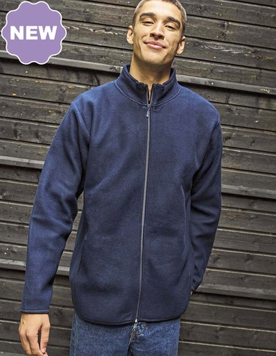 Kurtka polarowa rozpinana NER73601 - Navy