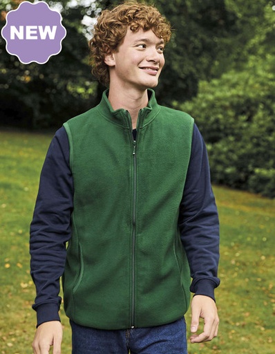 Kamizelka polarowa NER73602 - Bottle Green