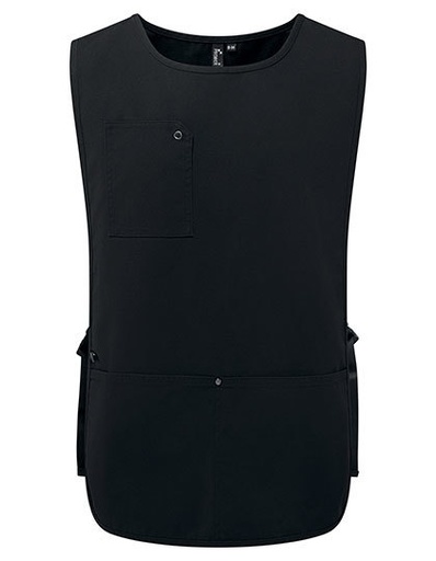 Kitle Ochronne Bez Rekawow Plotno Bawelniano Poliestrowe PW024 - Black (ca. Pantone Black C)
