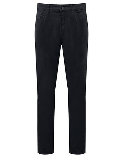 Spodnie Klasyczne Proste Nogawki Denim Stretch PW567 - Black (ca. Pantone Black C)