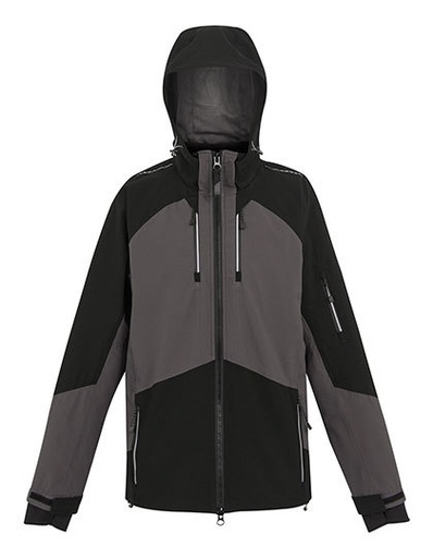 Kurtka Meska Rozciagliwa Wodoodporna Oddychajaca RG5350 - Slate Grey & Black