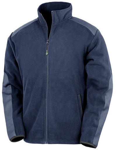 Kurtka Mikropolarowa Poliester z Recyklingu RT515 - Navy