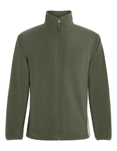 Kurtka polarowa z kołnierzem RY6414 - Pine Green