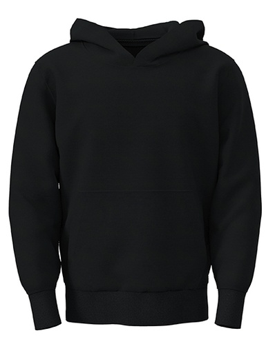Bluza Klasyczna Z Kapturem Dwuwarstwowym S4470K - Black Opal