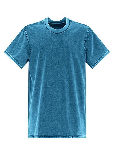 Koszulka bawełniana SW391V - Vintage Denim