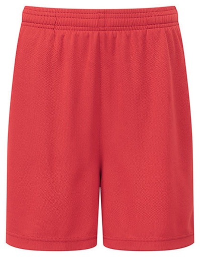 Spodenki Sportowe Unisex Odprowadzające Wilgoć TR57B - Fire Red