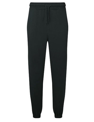 Spodnie Dresowe Unisex Luzne Polarowe TR605 - Black