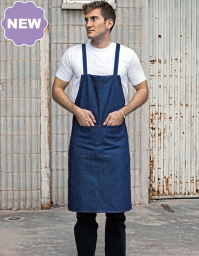 [X9090P-1000414436] Fartuch X9090P - Denim Blue