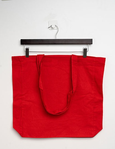 Torba bawełniana z dołem składanym XT95N - Red (ca. Pantone 186C)
