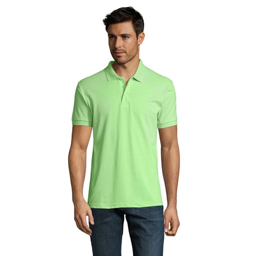 [S00571-AG] PRIME Męskie polo 200g - Apple Green