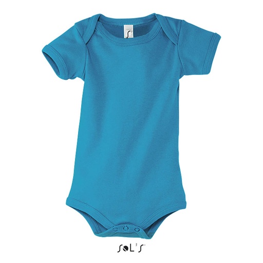 [S00583-AQ] BAMBINO BABY BODYSUIT - Aqua