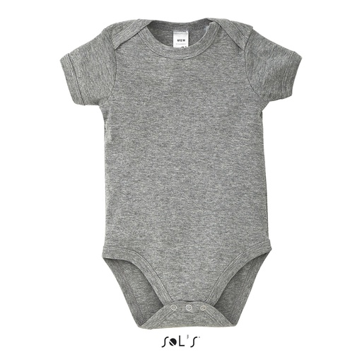 BAMBINO BABY BODYSUIT - Szary Melanż