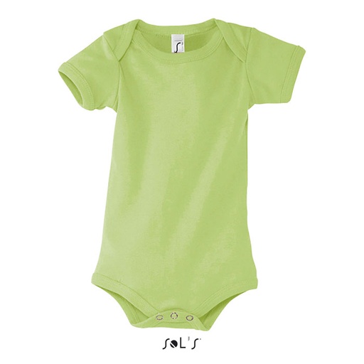 [S00583-AG] BAMBINO BABY BODYSUIT S00583-AG - Apple Green
