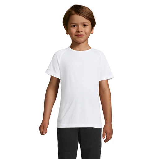 SPORTY Dzieciecy T-Shirt S01166-WH - Bialy