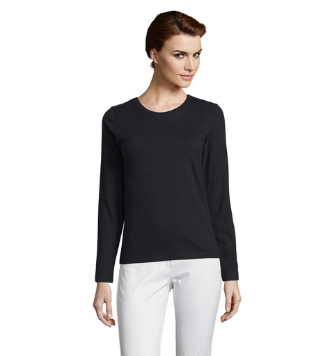 IMPERIAL LSL DAMSKA T-SHIRT S02075-DB - Deep Black