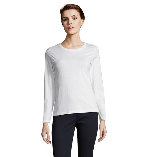 IMPERIAL LSL DAMSKA T-SHIRT S02075-WH - Bialy