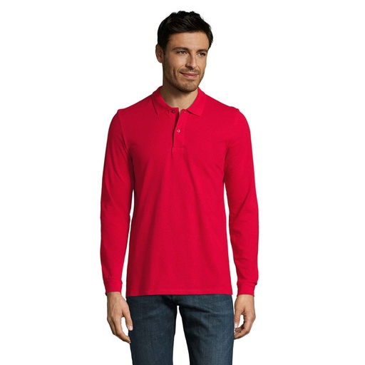 PERFECT LSL MESKA POLO 180 S02087-RD - Czerwony