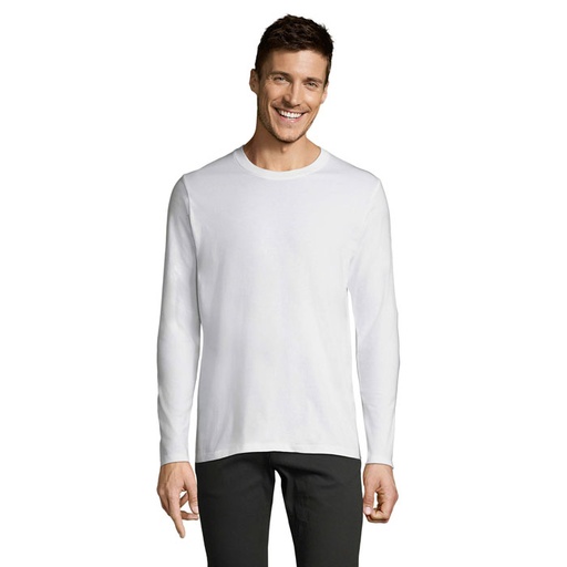 IMPERIAL LSL MEN t-shirt 19 S02074-WH - Bialy