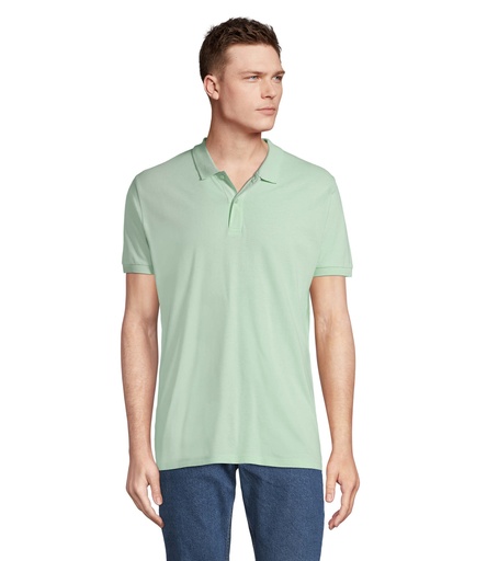 PLANET MEN polo 170g - Frozen Green