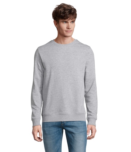 KOMET SWEATER 280g S03574-GY - Szary Melanz 2