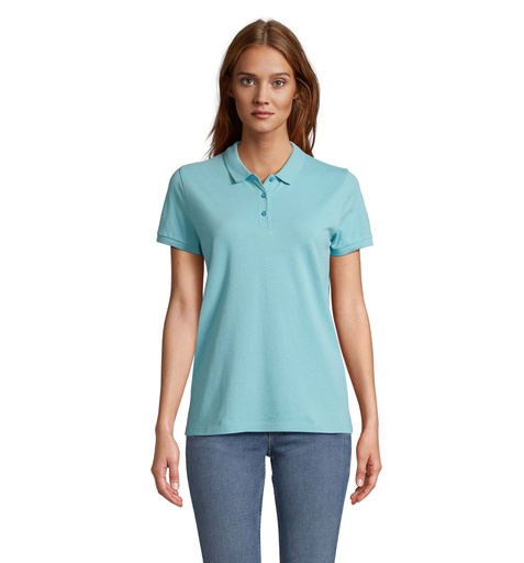 PLANET WOMEN polo 170g - Pool Blue