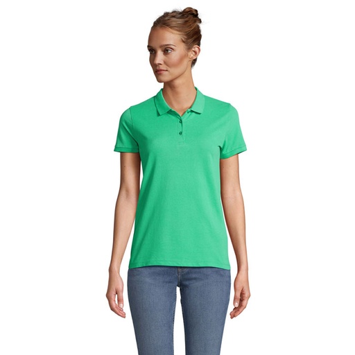 PLANET WOMEN polo 170g - Wiosenna Zieleń