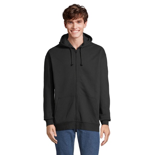 CARTER Bluza z kapturem S03812-BK - Czarny