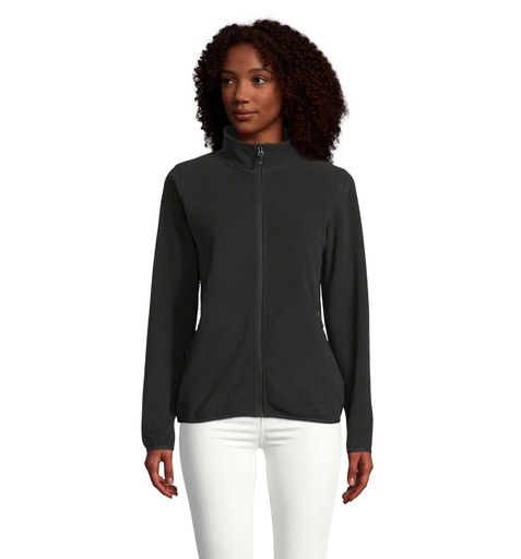 [S03824-BK] FACTOR WOMEN MICROFLEECE - Czarny