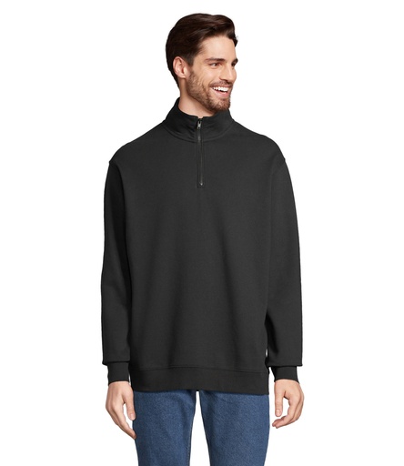 Bluza z kolnierzem CONRAD S04234-BK - Czarny