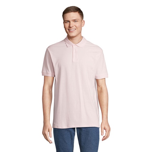 [S04439-PP] PACIFIC MEN POLO - Pale Pink