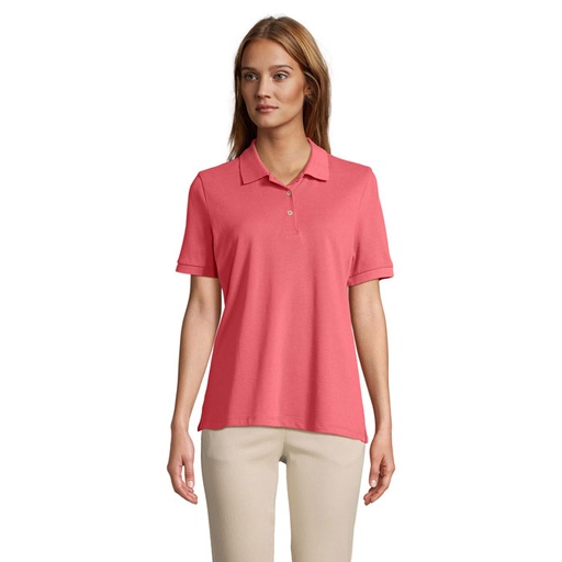 PACIFIC WOMEN POLO - Folk Pink Twin